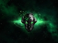 Alienware Desktop Background Alien Head Green Destruction Destroyed 1920x1200