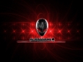 Alienware Desktop Background Red Alien Head Light Flares 1258x754