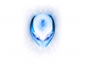 Alienware Desktop Background White And Blue Alien Head 1920x1200