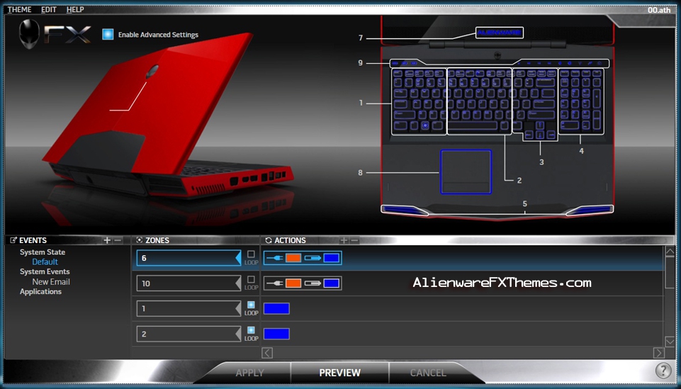 00 M17x Alienware FX Theme