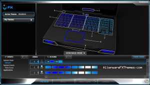 Blueblend M14x Theme Alienware FX Theme
