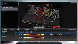 Burning M14x Theme Alienware FX Theme