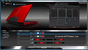 KITT M17x Alienware FX Theme