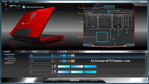 Tron3 M17x Alienware FX Theme