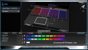 Rainbow All Colours JT M17x R3 R4 Alienware FX Theme 2
