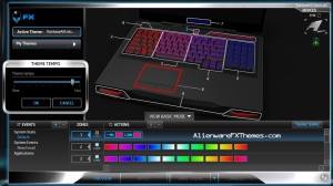 Rainbow All Colours M17x R3 R4 Alienware FX Theme