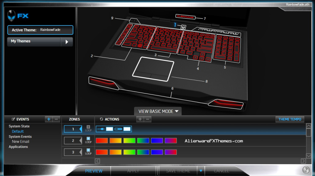 Rainbow Theme By Mastin Alienware M18x Fx Theme