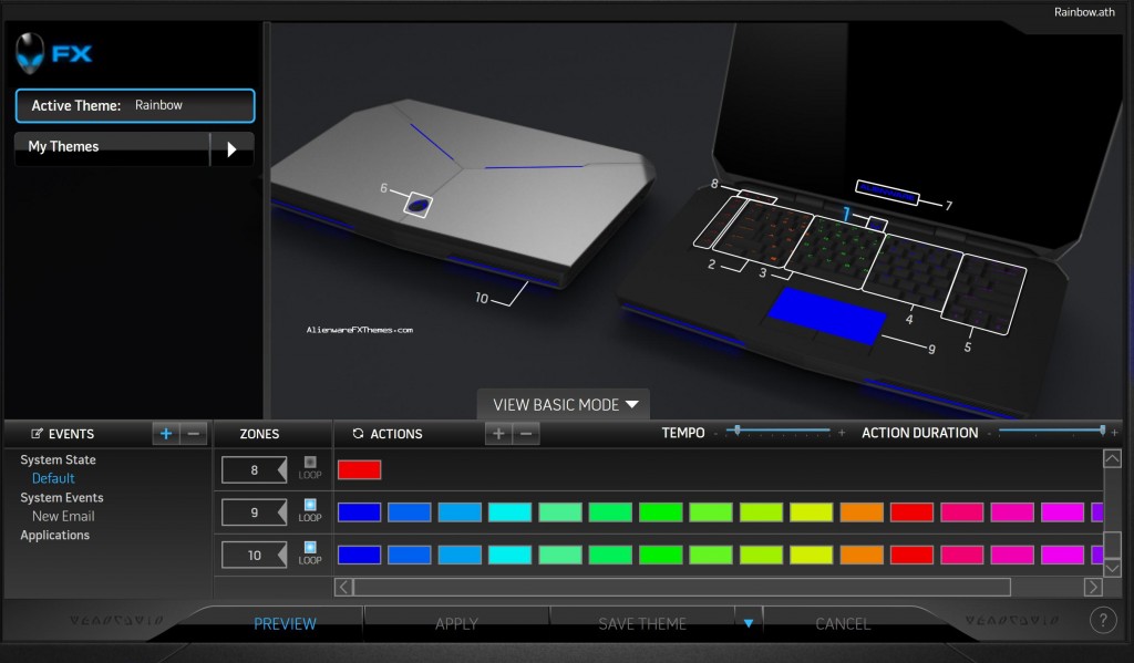 Rainbow By Mike Alienware 15 R2 Theme