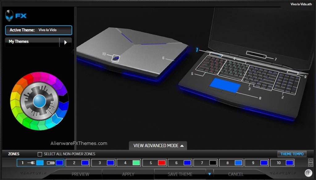 Viva La Vida by Noble Alienware 17 Fx Theme