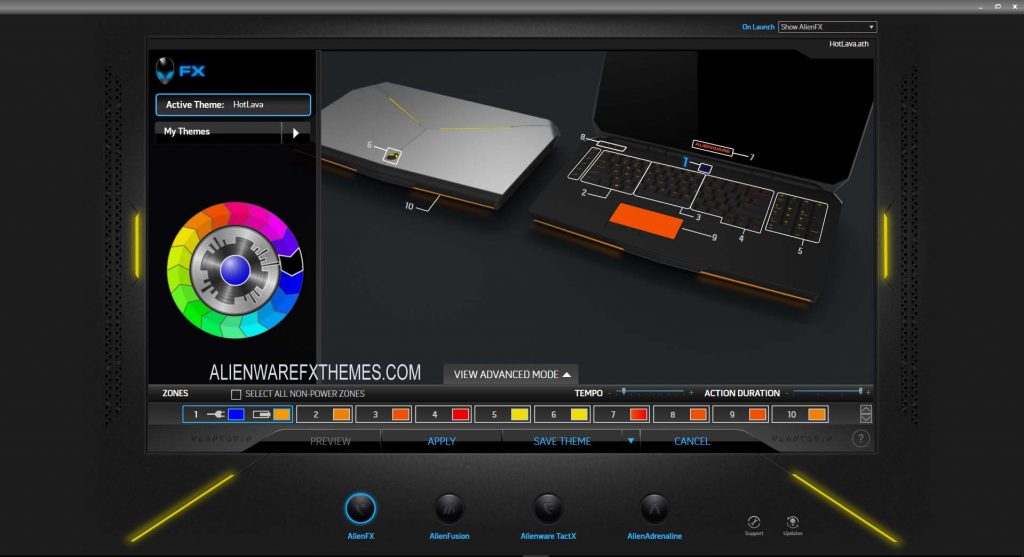 Hot Lava by Ben Alienware 17 R3 Fx Theme